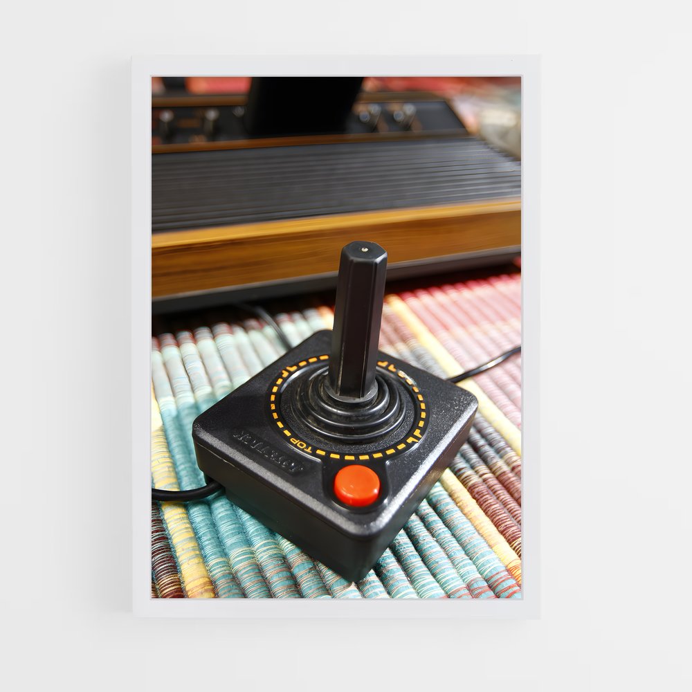 Poster Joystick Nostalgique – affiche Consoles (vue 3)